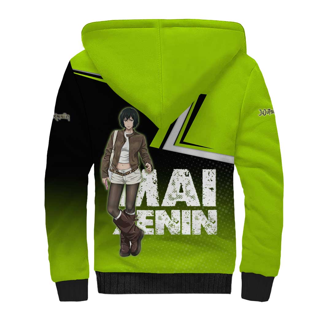 Mai Zenin Sherpa Hoodie Edgy Urban Anime Style