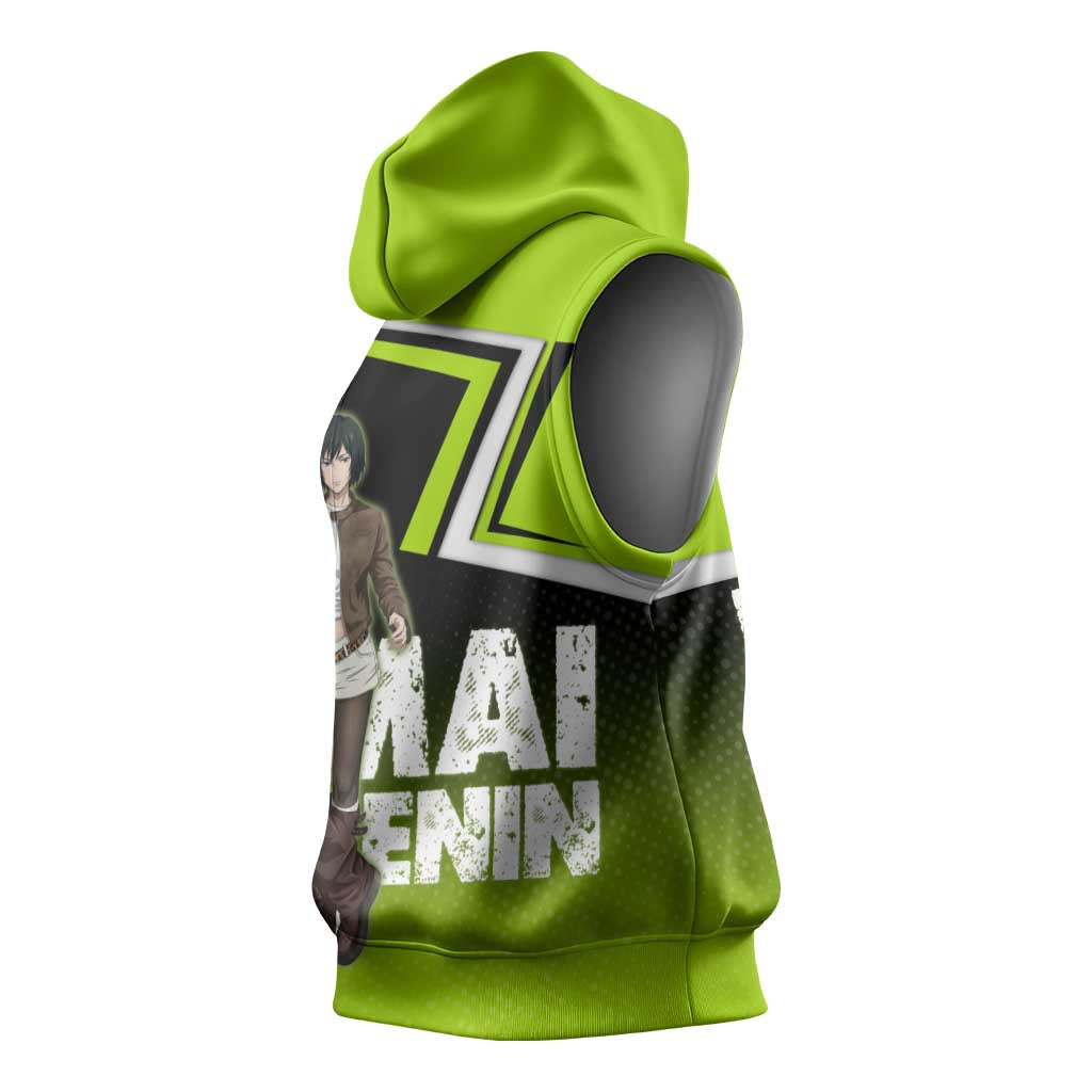 Mai Zenin Sleeveless Hoodie Edgy Urban Anime Style