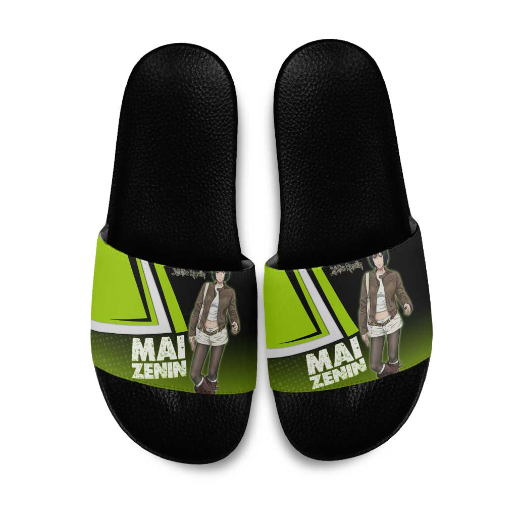 Mai Zenin Slide Sandals Edgy Urban Anime Style