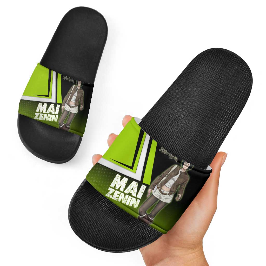 Mai Zenin Slide Sandals Edgy Urban Anime Style