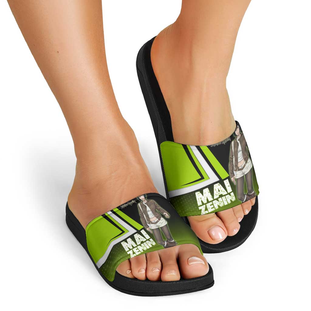 Mai Zenin Slide Sandals Edgy Urban Anime Style