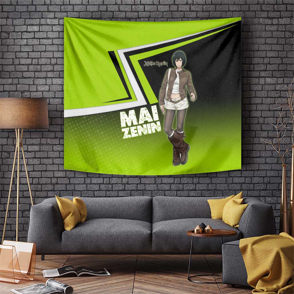 Mai Zenin Tapestry Edgy Urban Anime Style