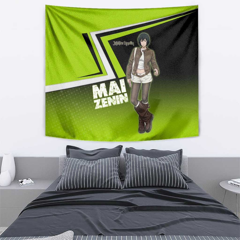 Mai Zenin Tapestry Edgy Urban Anime Style