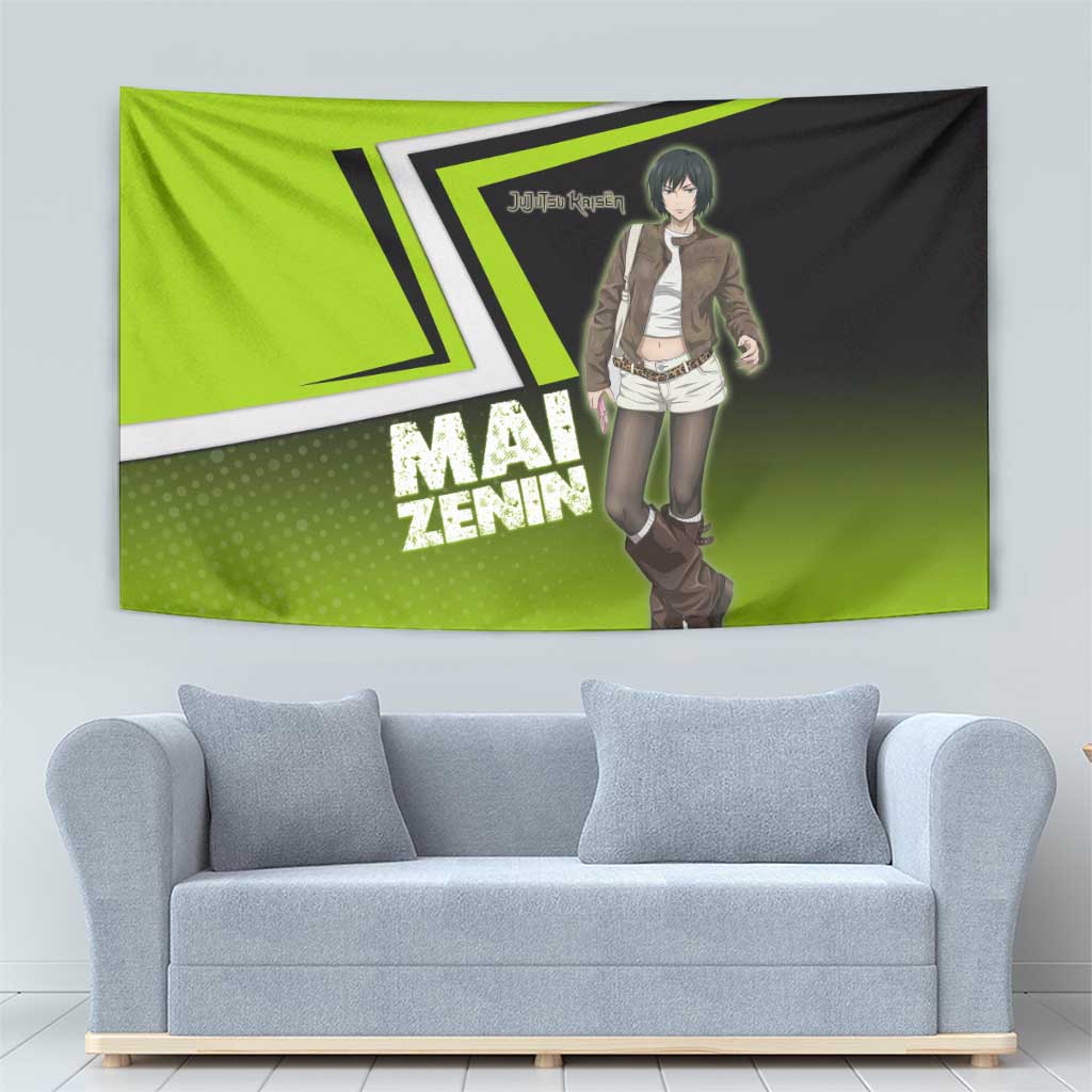 Mai Zenin Tapestry Edgy Urban Anime Style