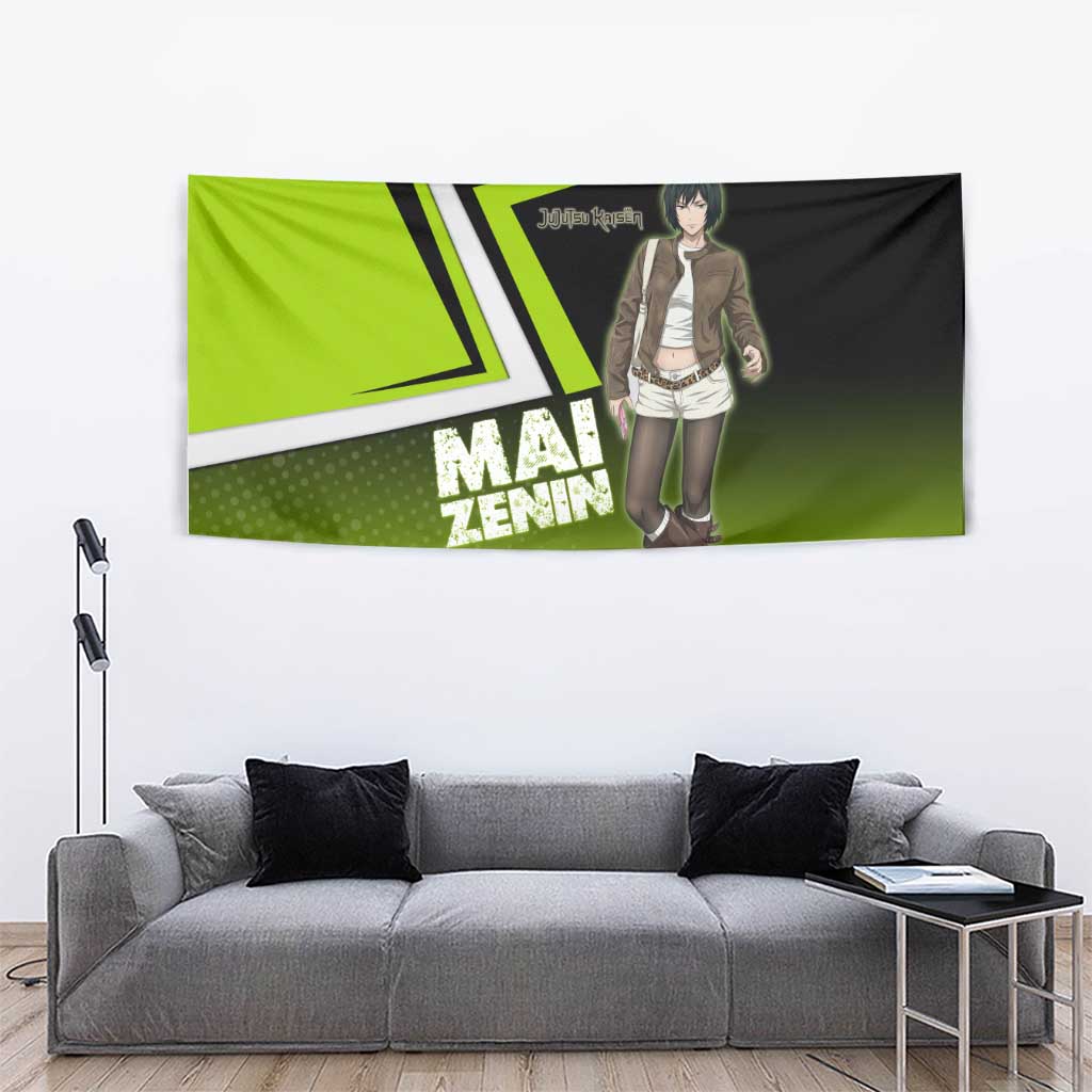 Mai Zenin Tapestry Edgy Urban Anime Style