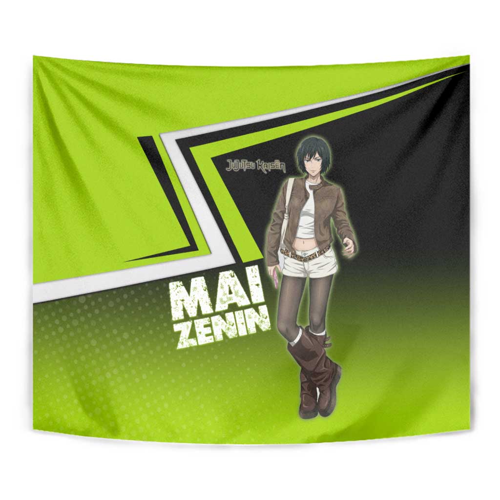 Mai Zenin Tapestry Edgy Urban Anime Style