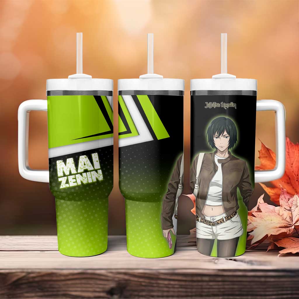 Mai Zenin Tumbler With Handle Edgy Urban Anime Style
