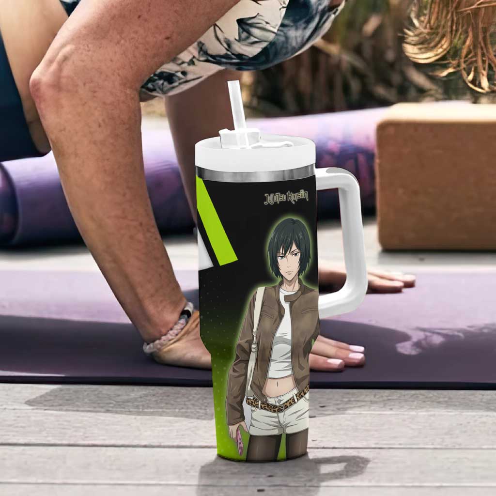 Mai Zenin Tumbler With Handle Edgy Urban Anime Style