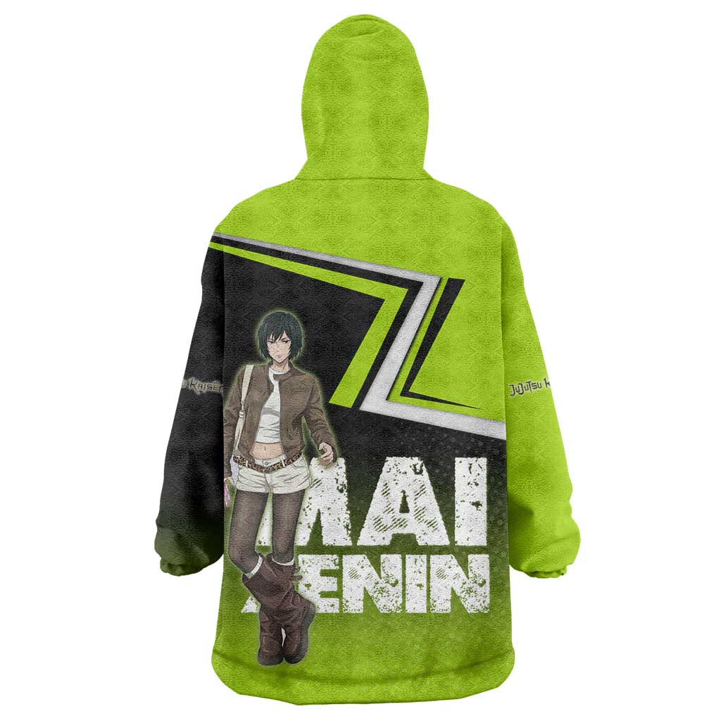 Mai Zenin Wearable Blanket Hoodie Edgy Urban Anime Style