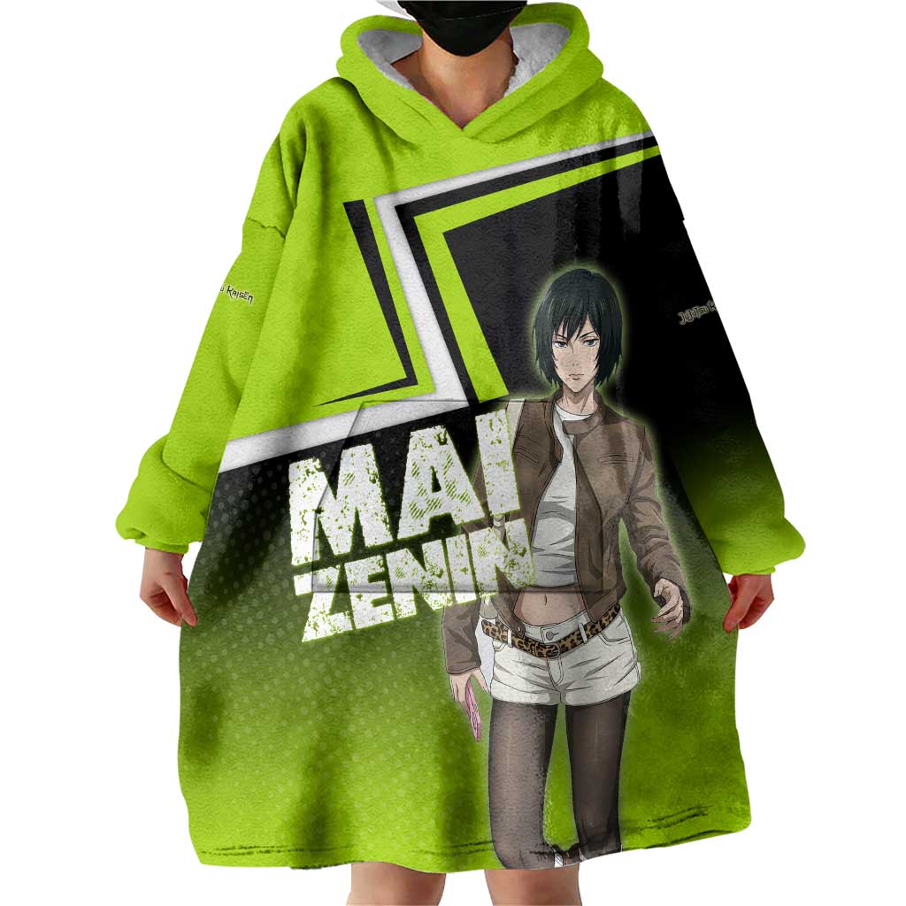 Mai Zenin Wearable Blanket Hoodie Edgy Urban Anime Style