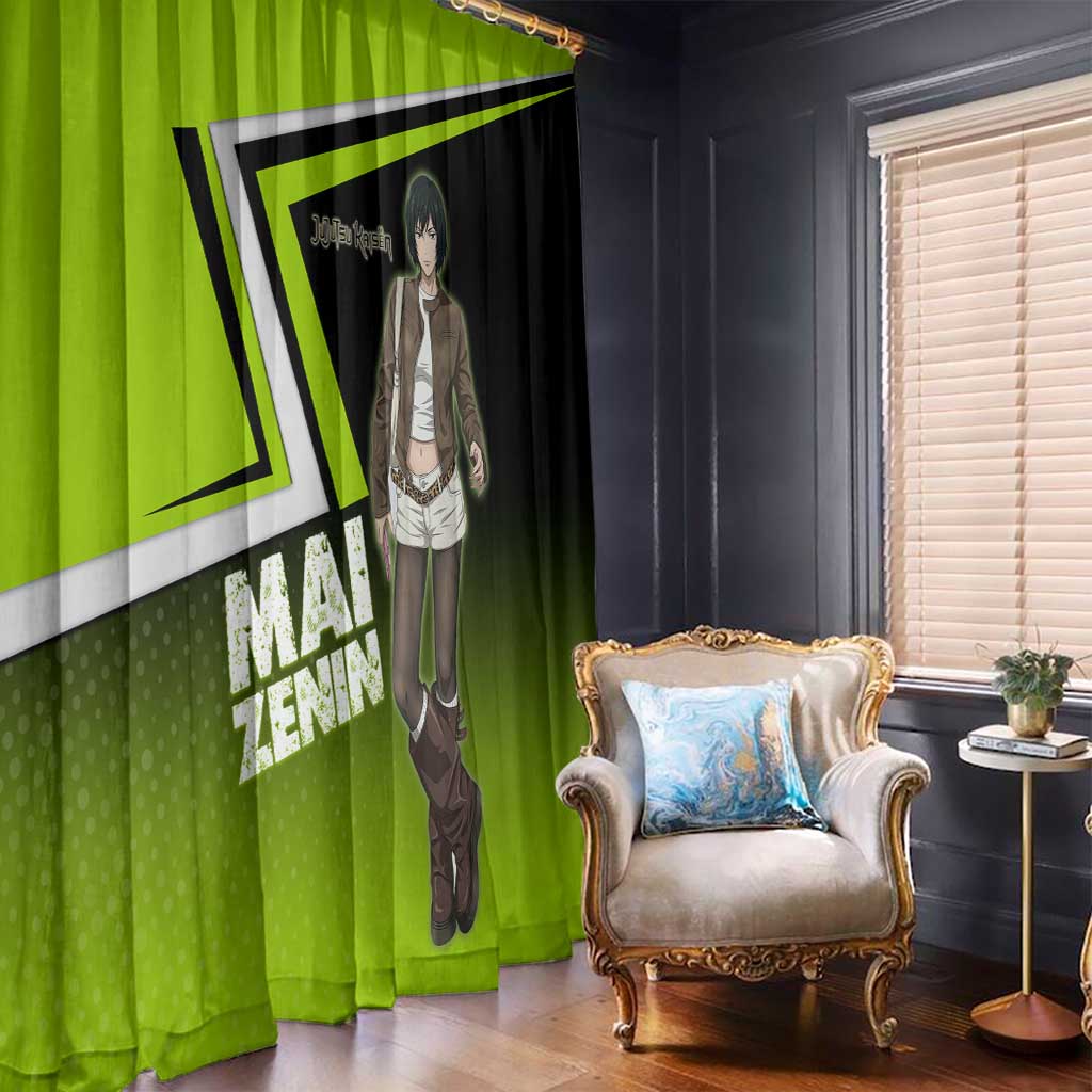 Mai Zenin Window Curtain Edgy Urban Anime Style