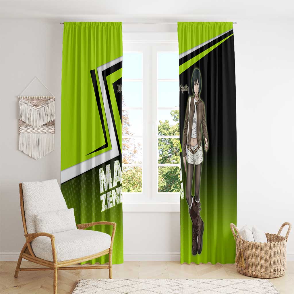 Mai Zenin Window Curtain Edgy Urban Anime Style