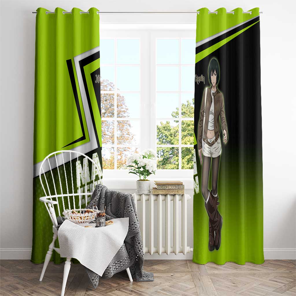 Mai Zenin Window Curtain Edgy Urban Anime Style