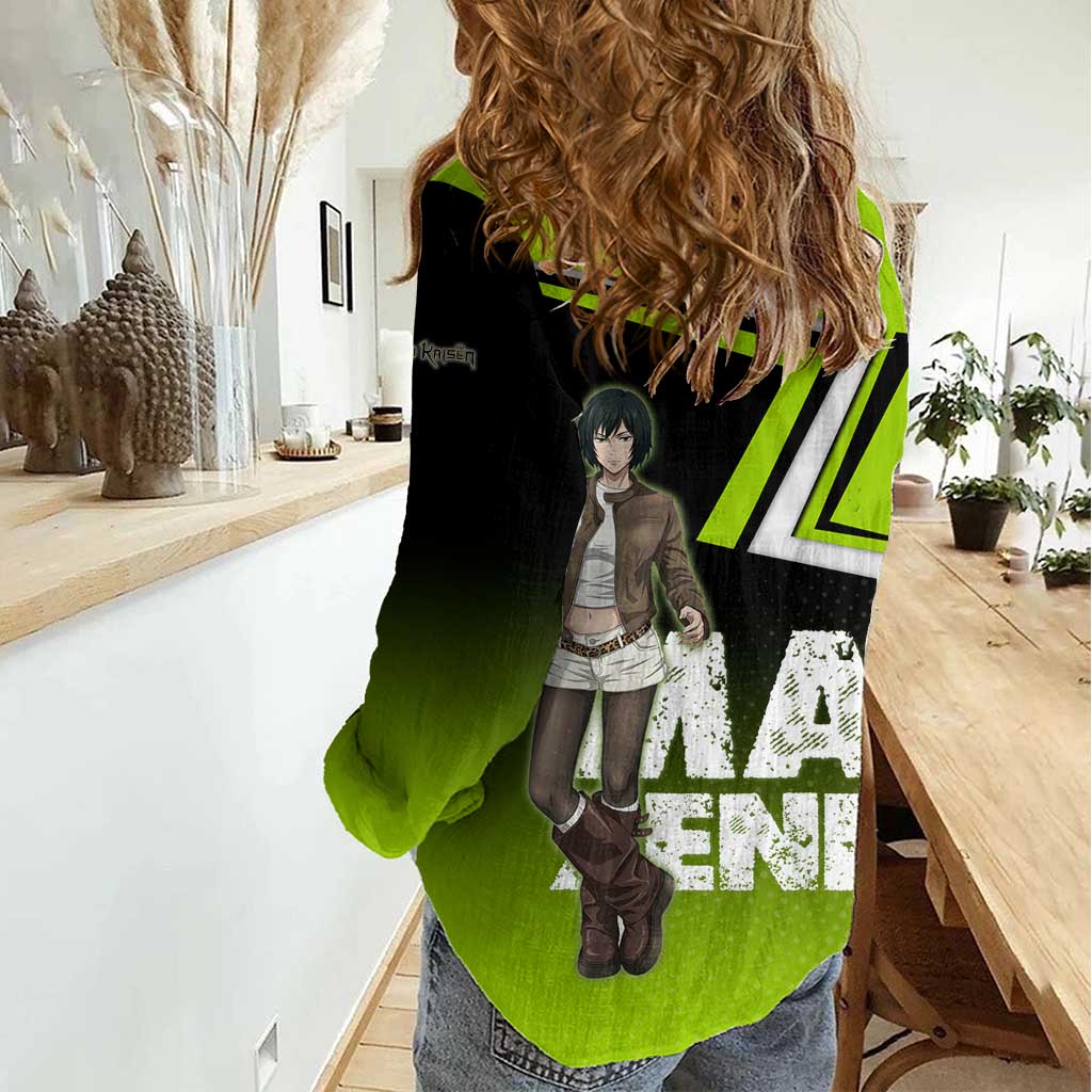 Mai Zenin Women Casual Shirt Edgy Urban Anime Style