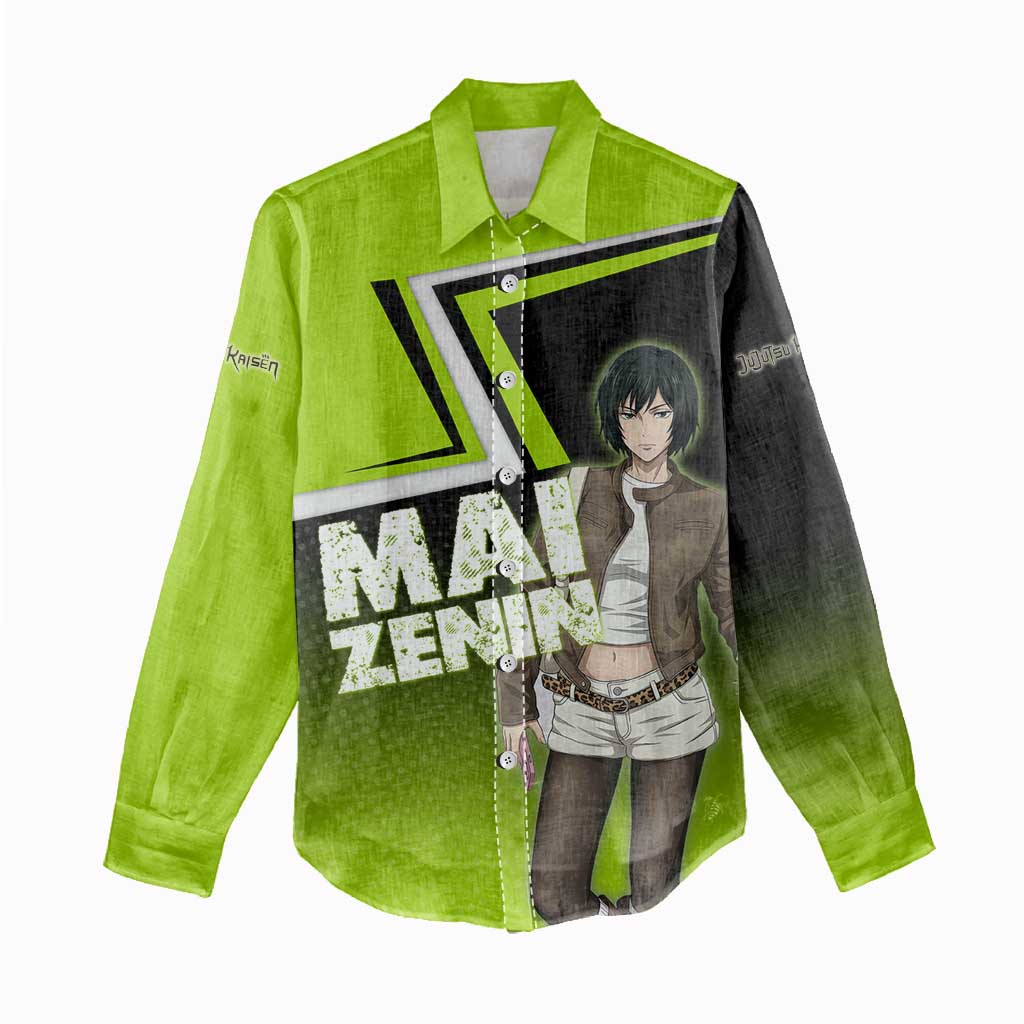 Mai Zenin Women Casual Shirt Edgy Urban Anime Style