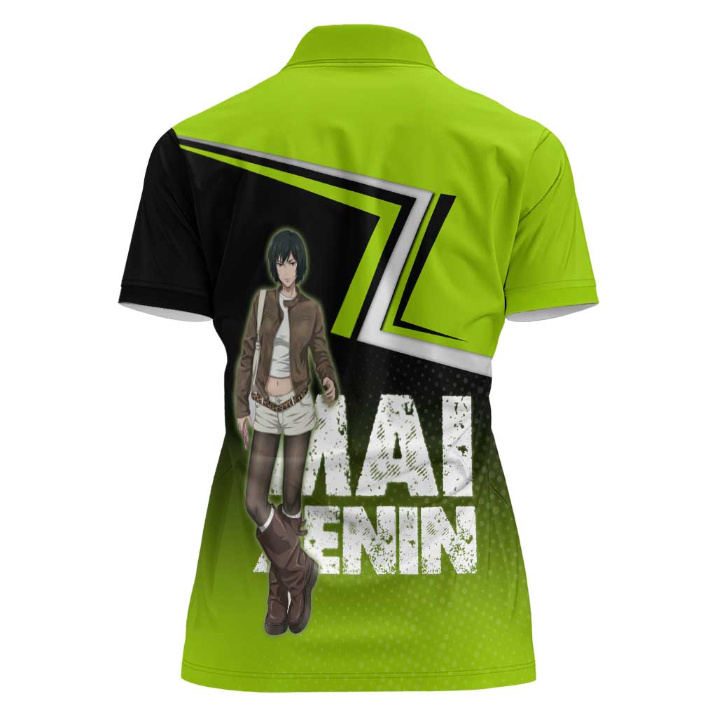 Mai Zenin Women Polo Shirt Edgy Urban Anime Style