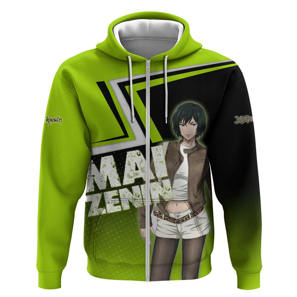 Mai Zenin Zip Hoodie Edgy Urban Anime Style