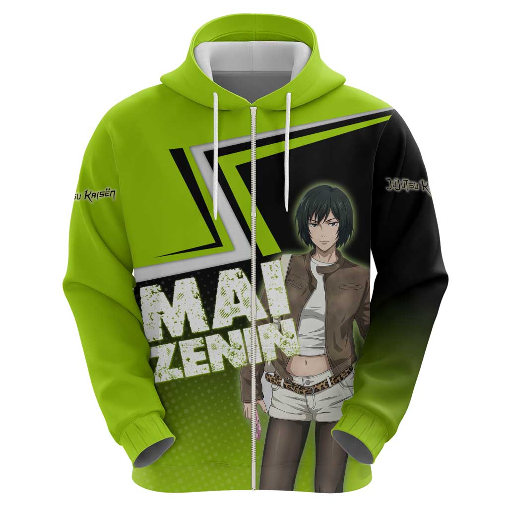 Mai Zenin Zip Hoodie Edgy Urban Anime Style