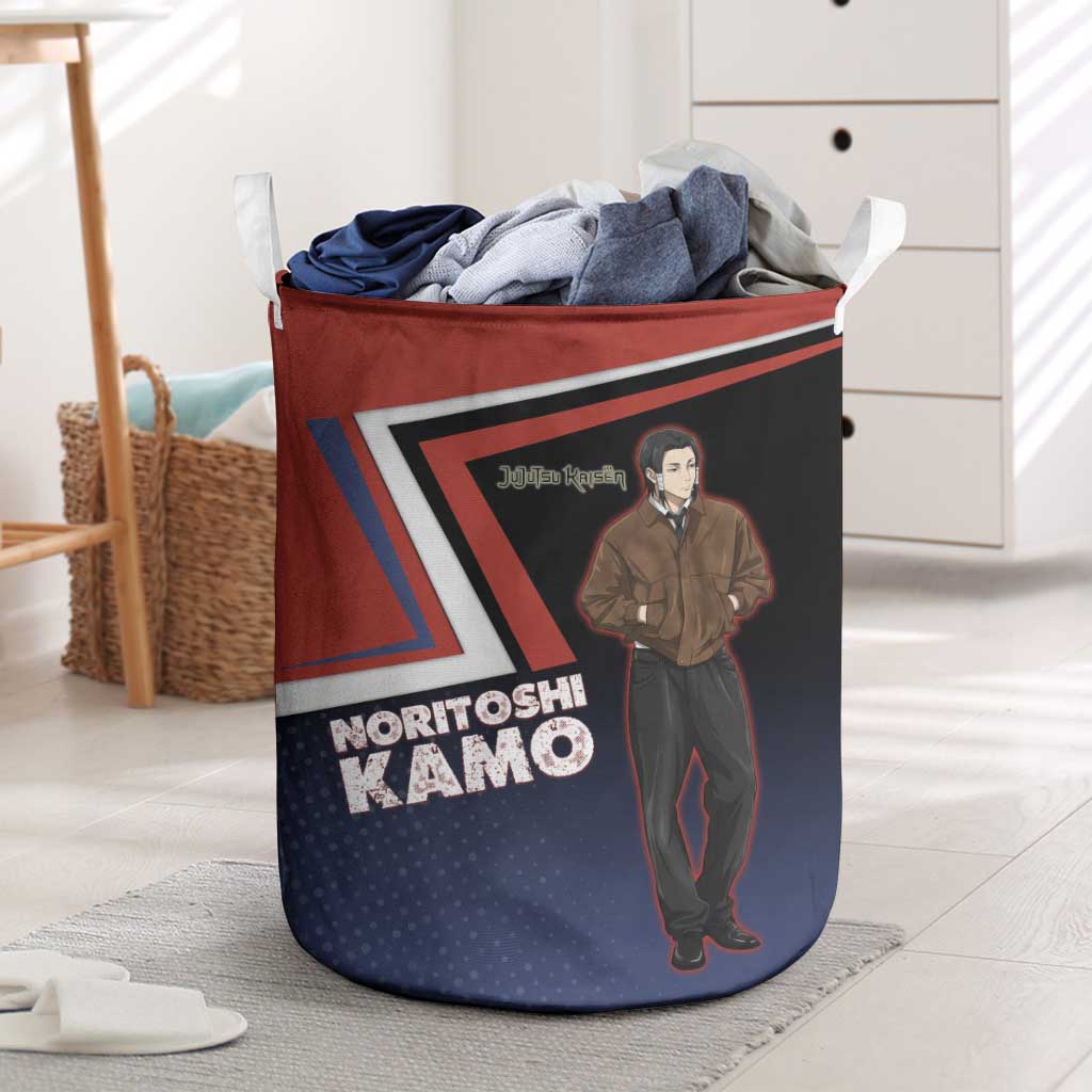 Noritoshi Kamo Laundry Basket Red and Navy Anime Style