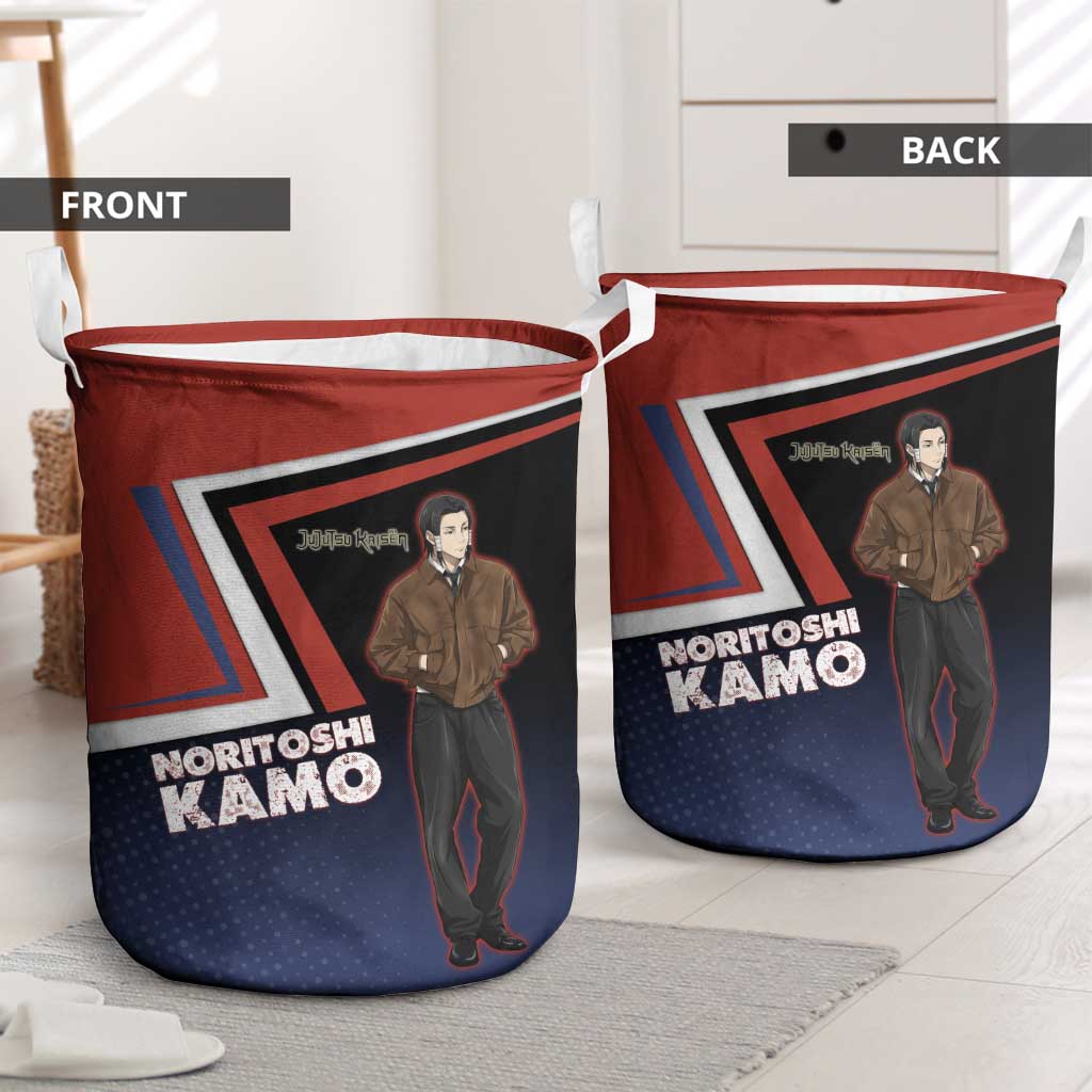Noritoshi Kamo Laundry Basket Red and Navy Anime Style