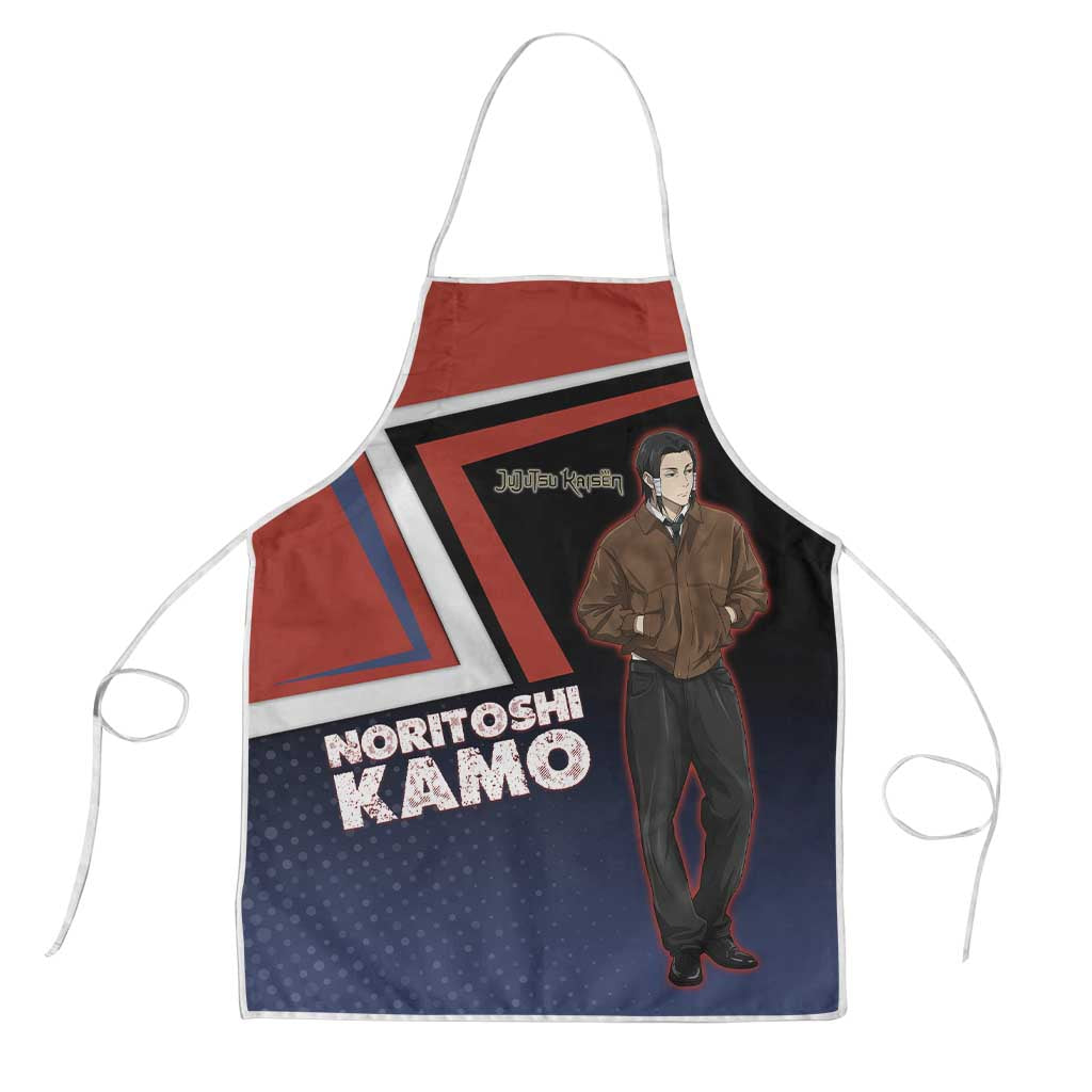 Noritoshi Kamo Apron Red and Navy Anime Style