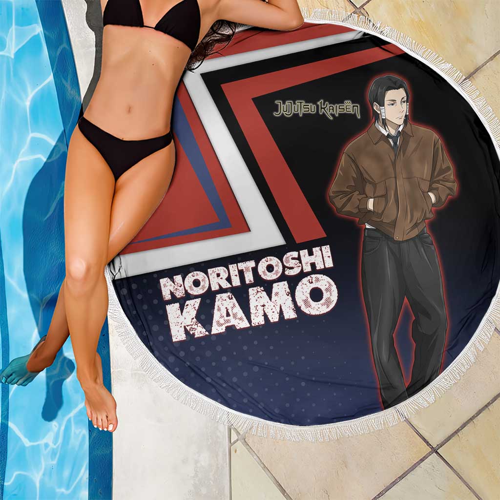 Noritoshi Kamo Beach Blanket Red and Navy Anime Style