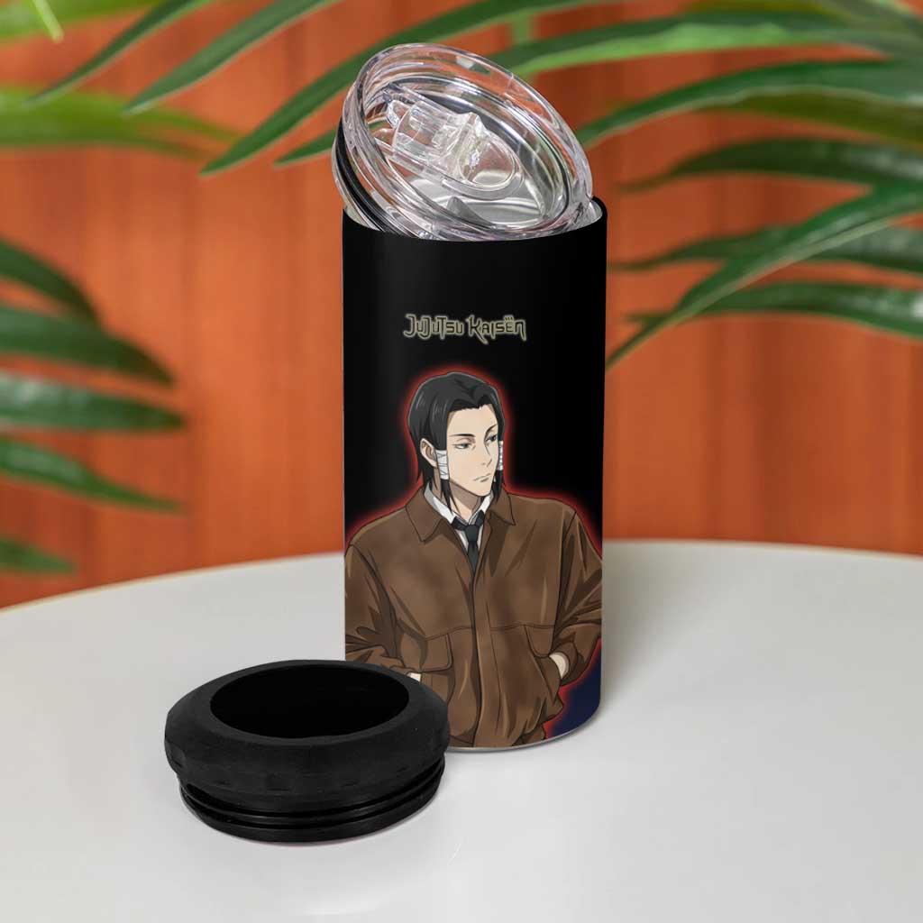 Noritoshi Kamo 4 in 1 Can Cooler Tumbler Red and Navy Anime Style