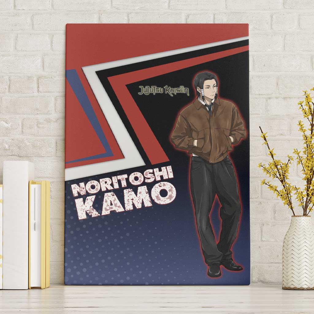 Noritoshi Kamo Canvas Wall Art Red and Navy Anime Style