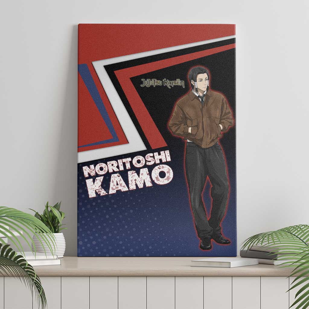 Noritoshi Kamo Canvas Wall Art Red and Navy Anime Style