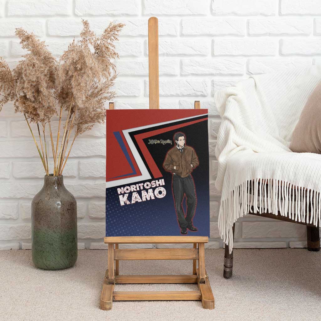 Noritoshi Kamo Canvas Wall Art Red and Navy Anime Style