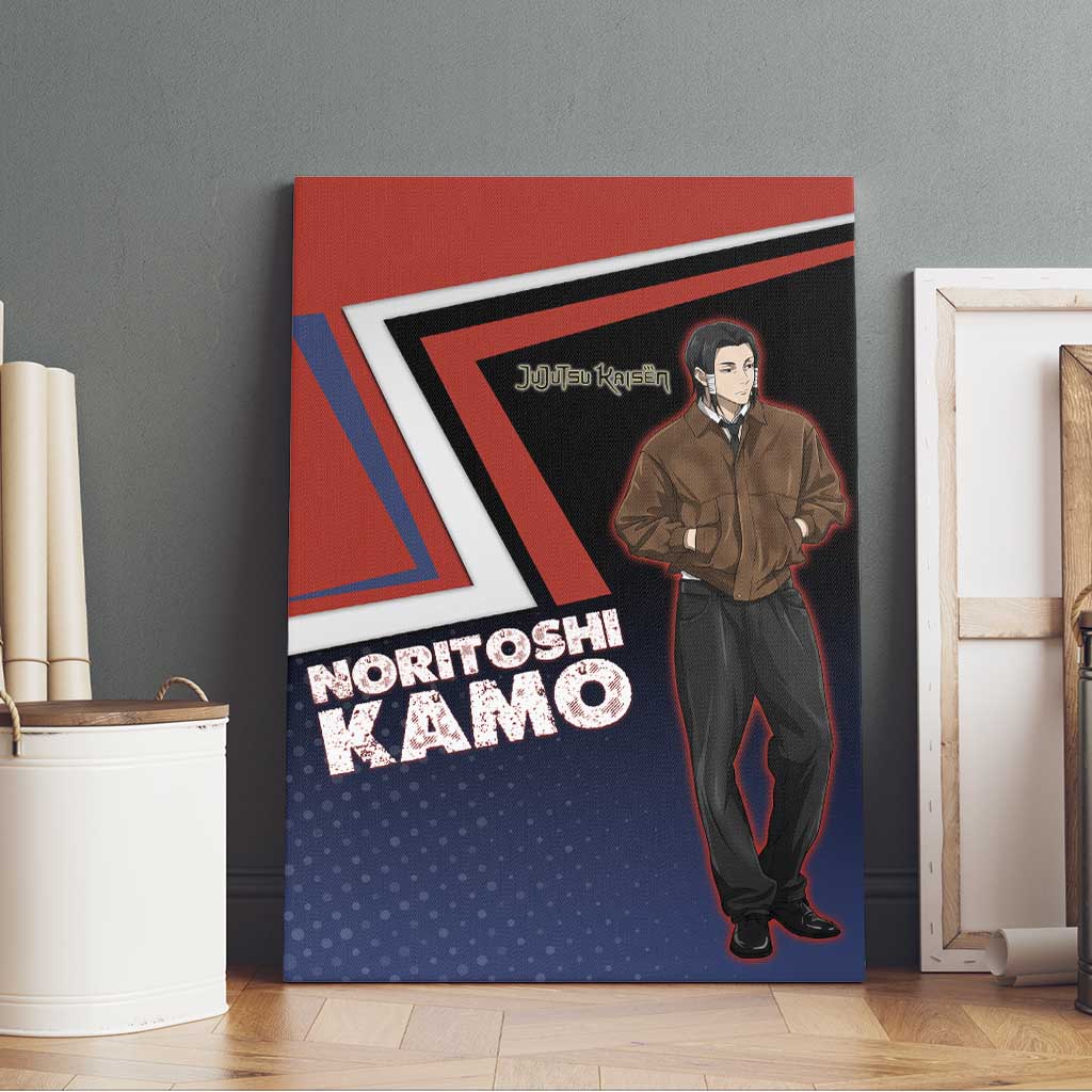 Noritoshi Kamo Canvas Wall Art Red and Navy Anime Style