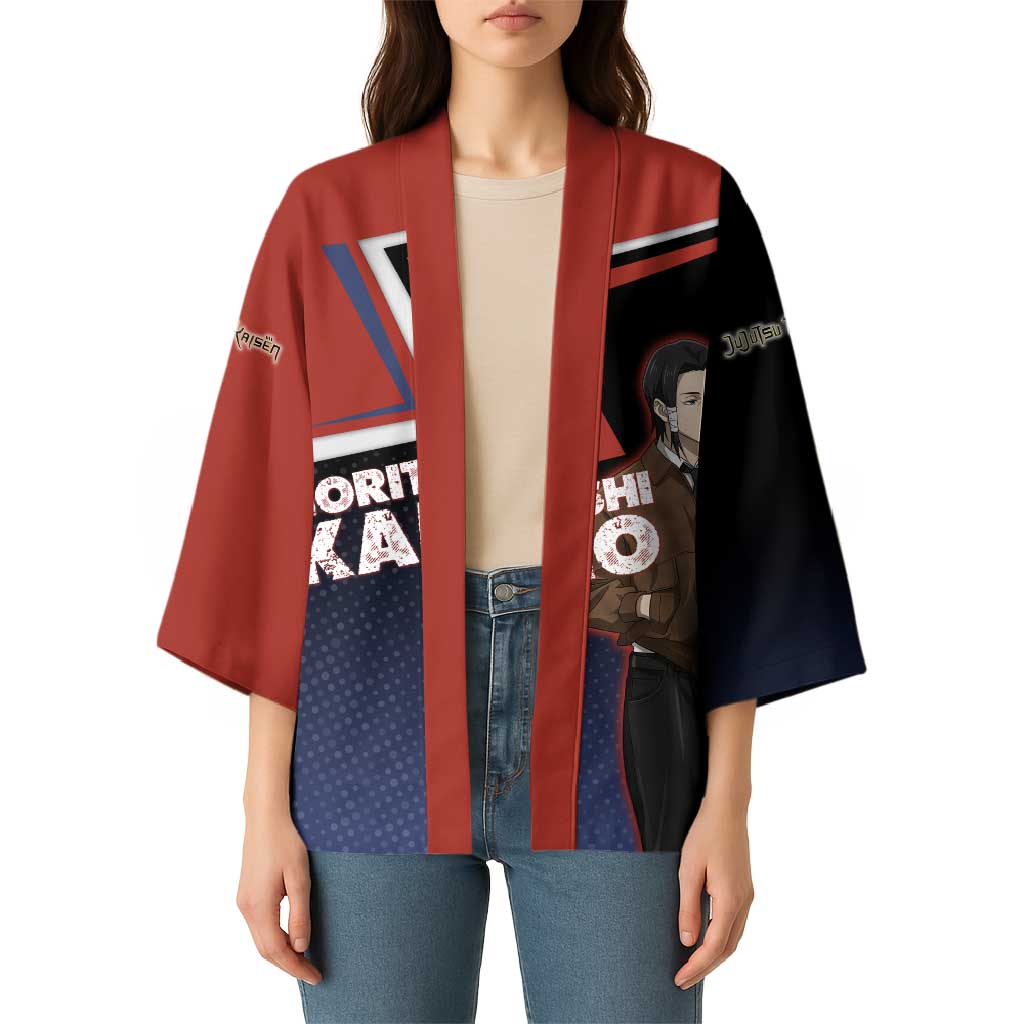 Noritoshi Kamo Kimono Red and Navy Anime Style