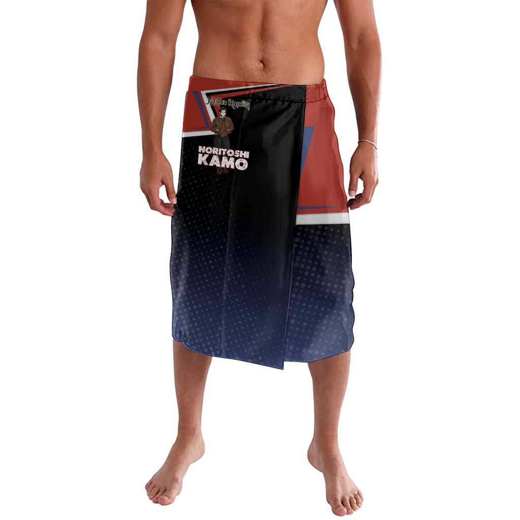 Noritoshi Kamo Lavalava Red and Navy Anime Style