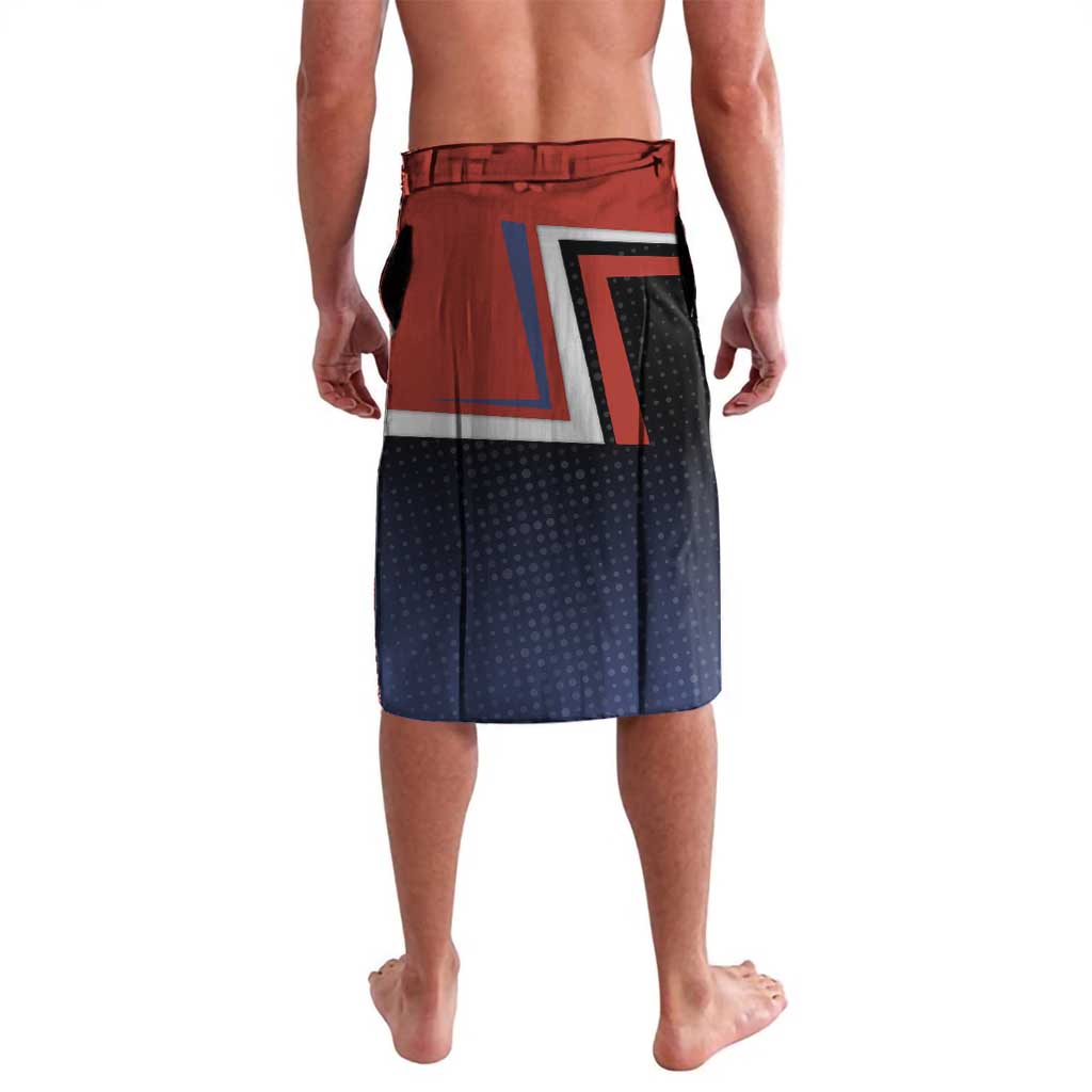 Noritoshi Kamo Lavalava Red and Navy Anime Style