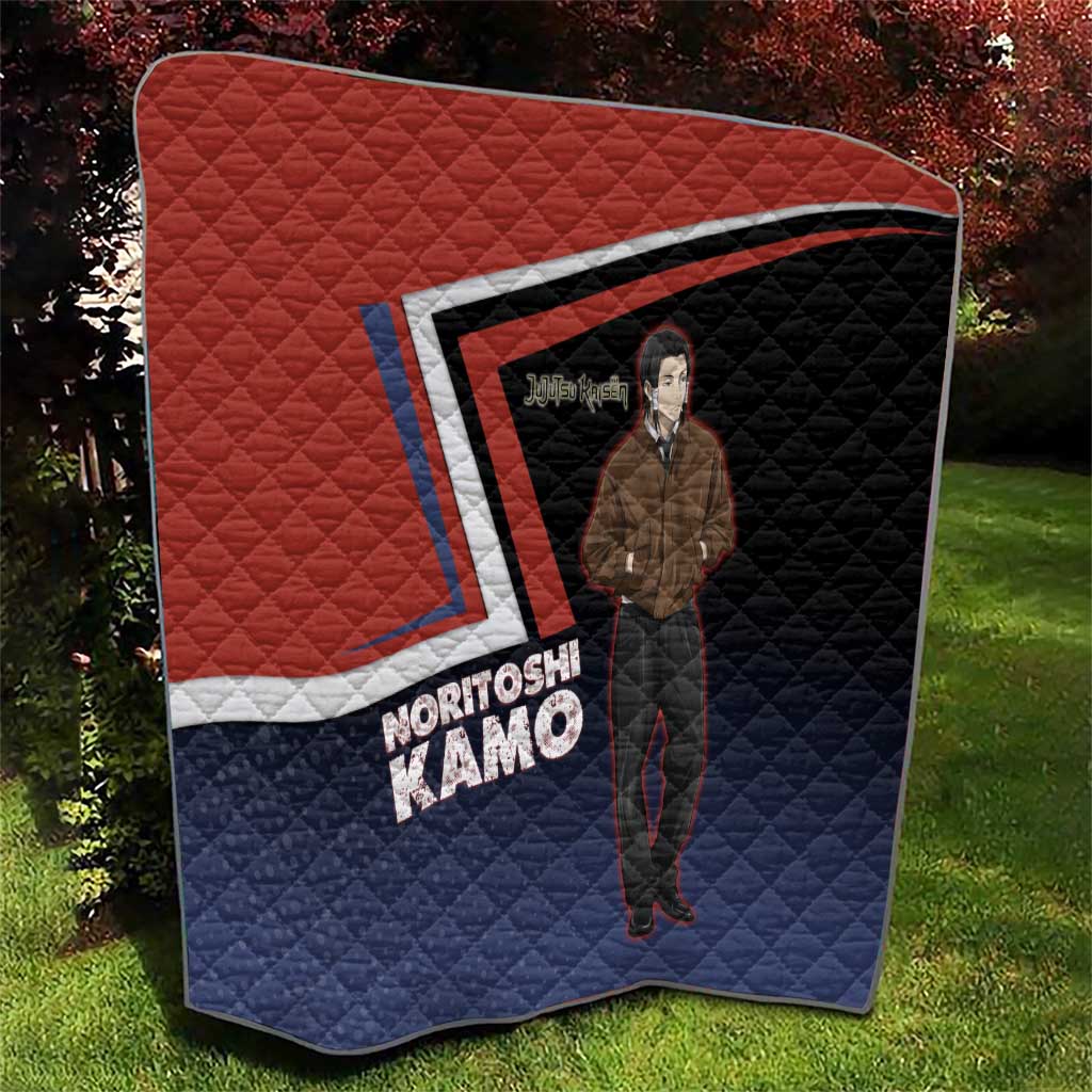 Noritoshi Kamo Quilt Red and Navy Anime Style