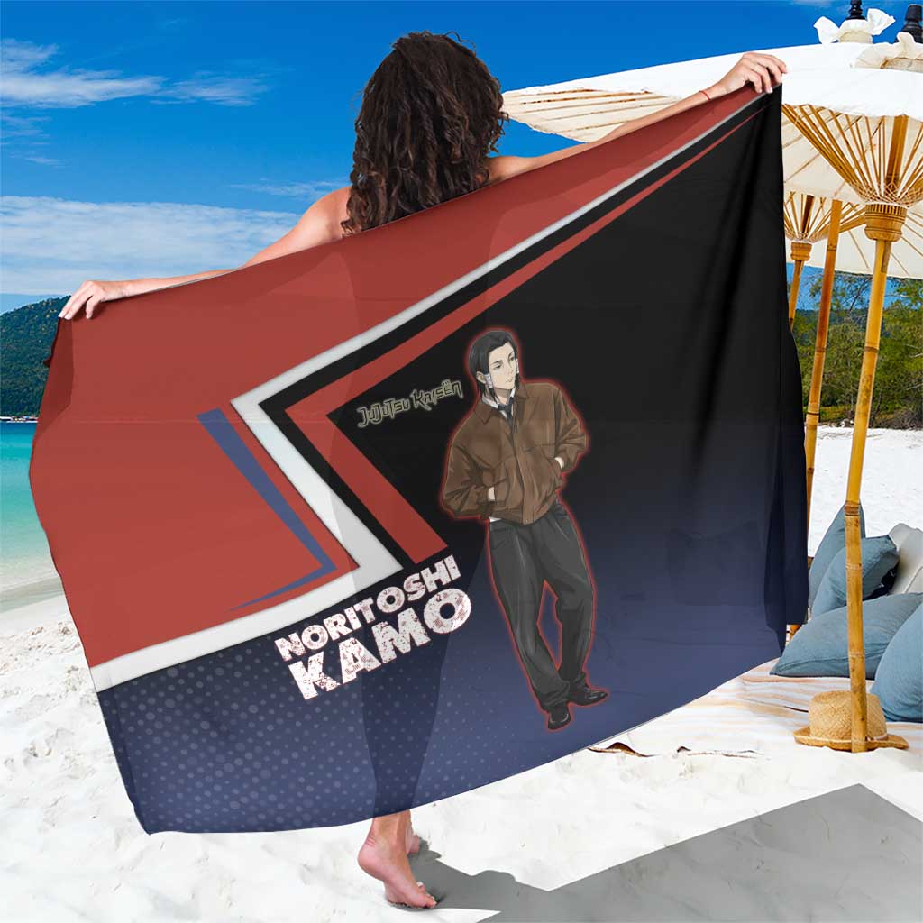 Noritoshi Kamo Sarong Red and Navy Anime Style