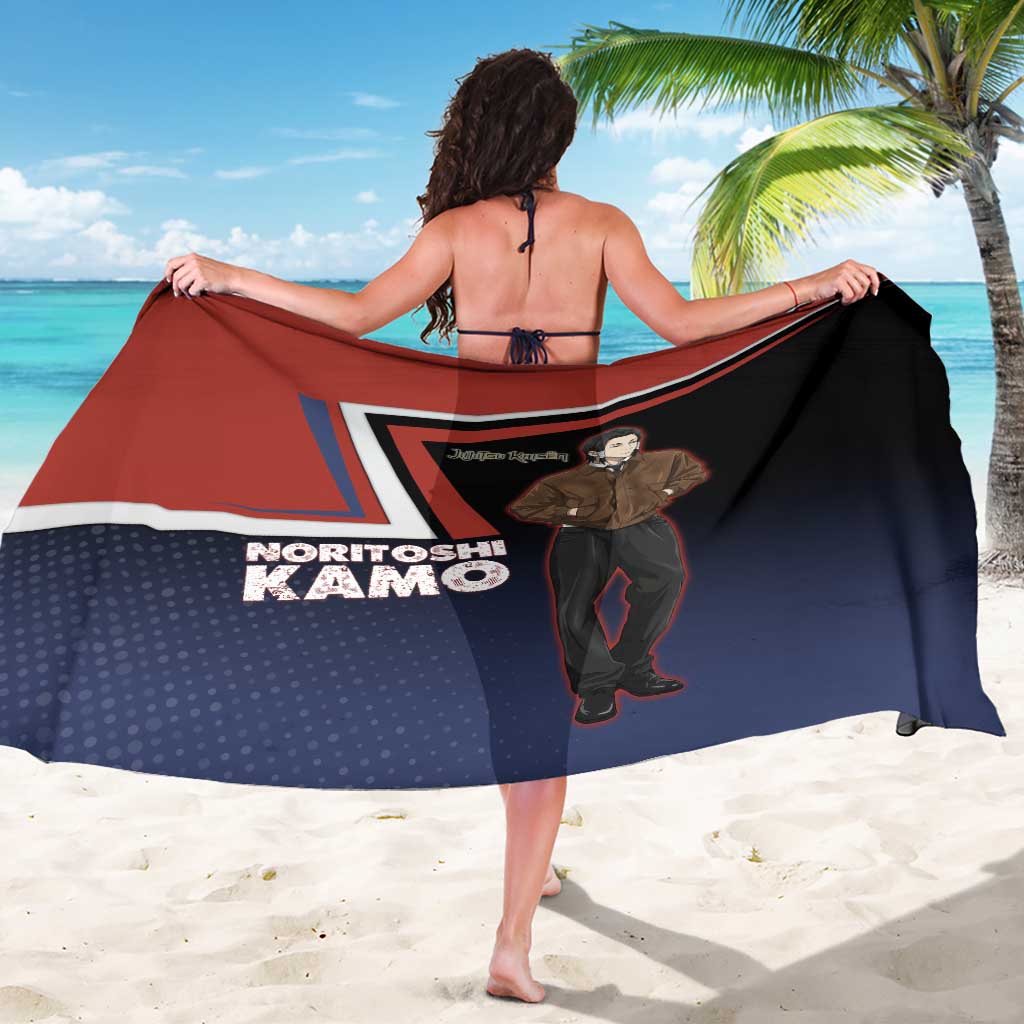 Noritoshi Kamo Sarong Red and Navy Anime Style