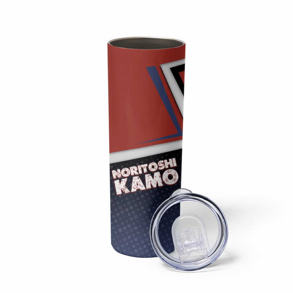 Noritoshi Kamo Skinny Tumbler Red and Navy Anime Style