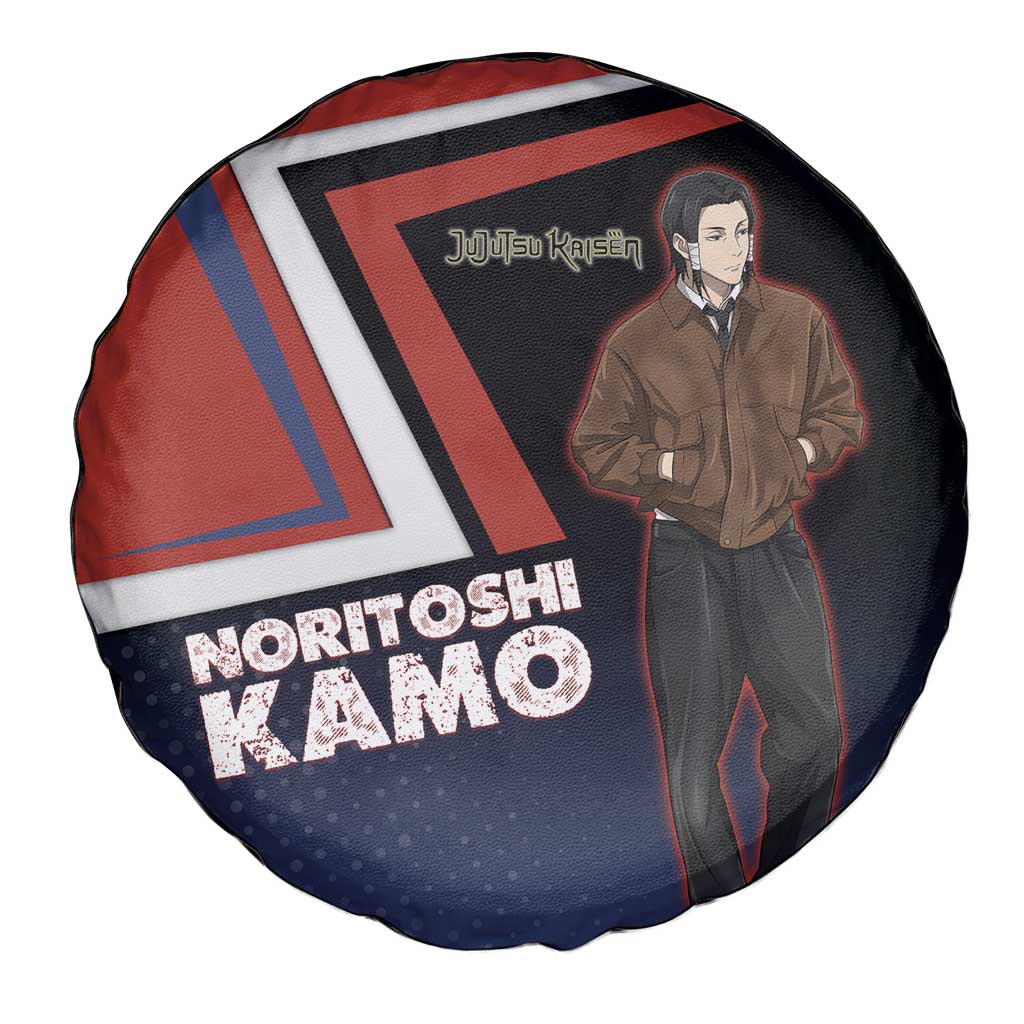 Noritoshi Kamo Spare Tire Cover Red and Navy Anime Style