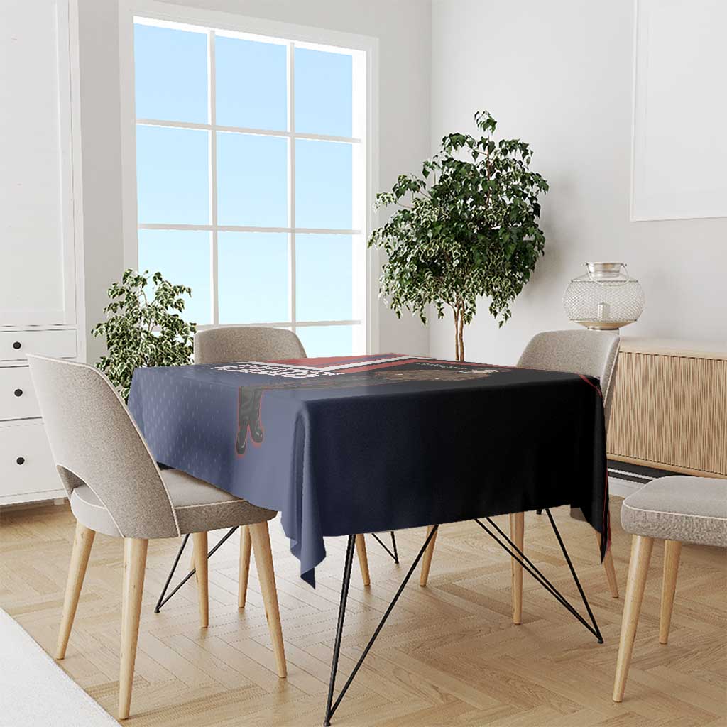 Noritoshi Kamo Tablecloth Red and Navy Anime Style