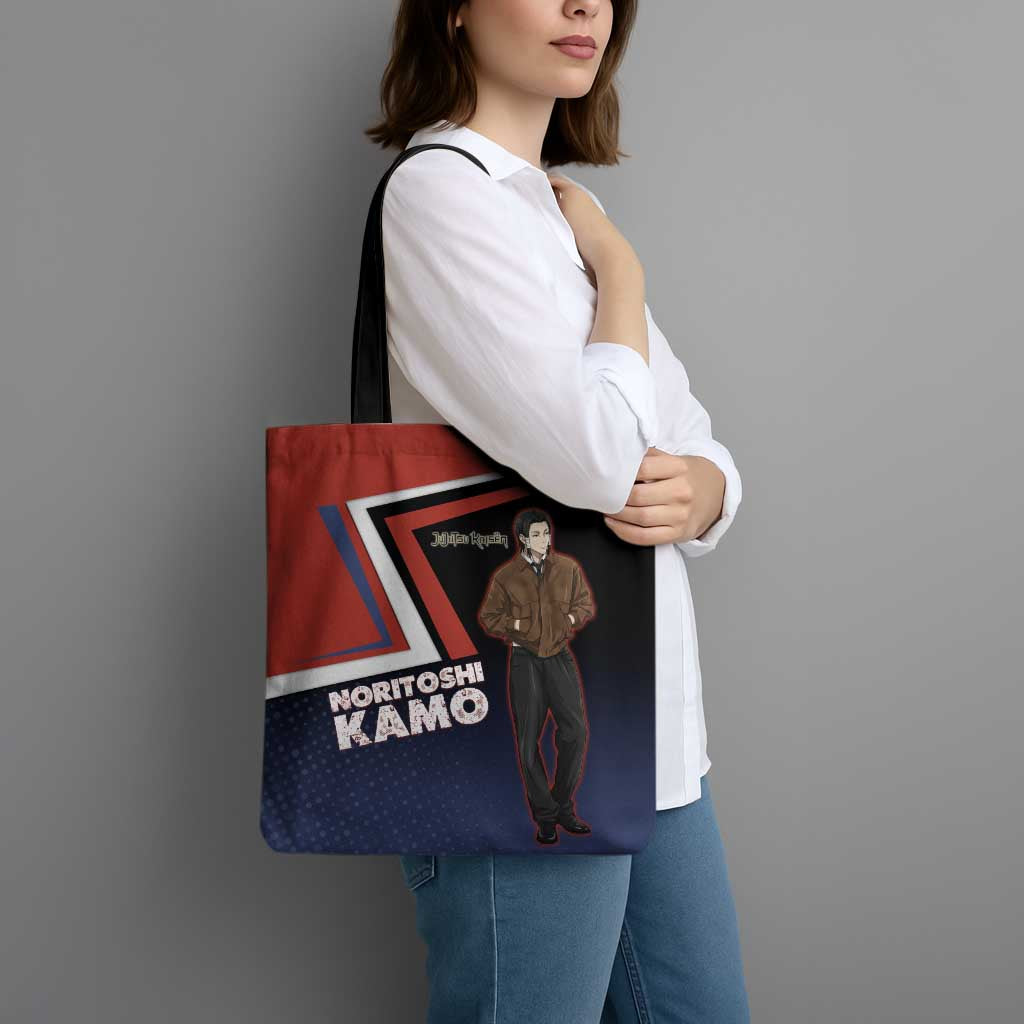 Noritoshi Kamo Tote Bag Red and Navy Anime Style