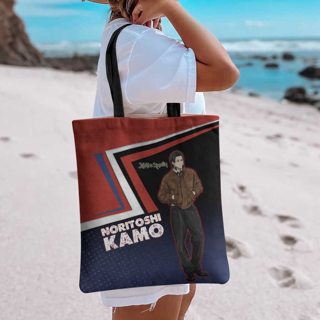 Noritoshi Kamo Tote Bag Red and Navy Anime Style
