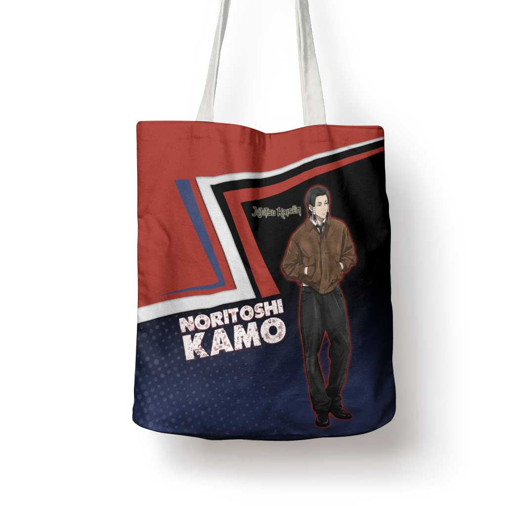 Noritoshi Kamo Tote Bag Red and Navy Anime Style