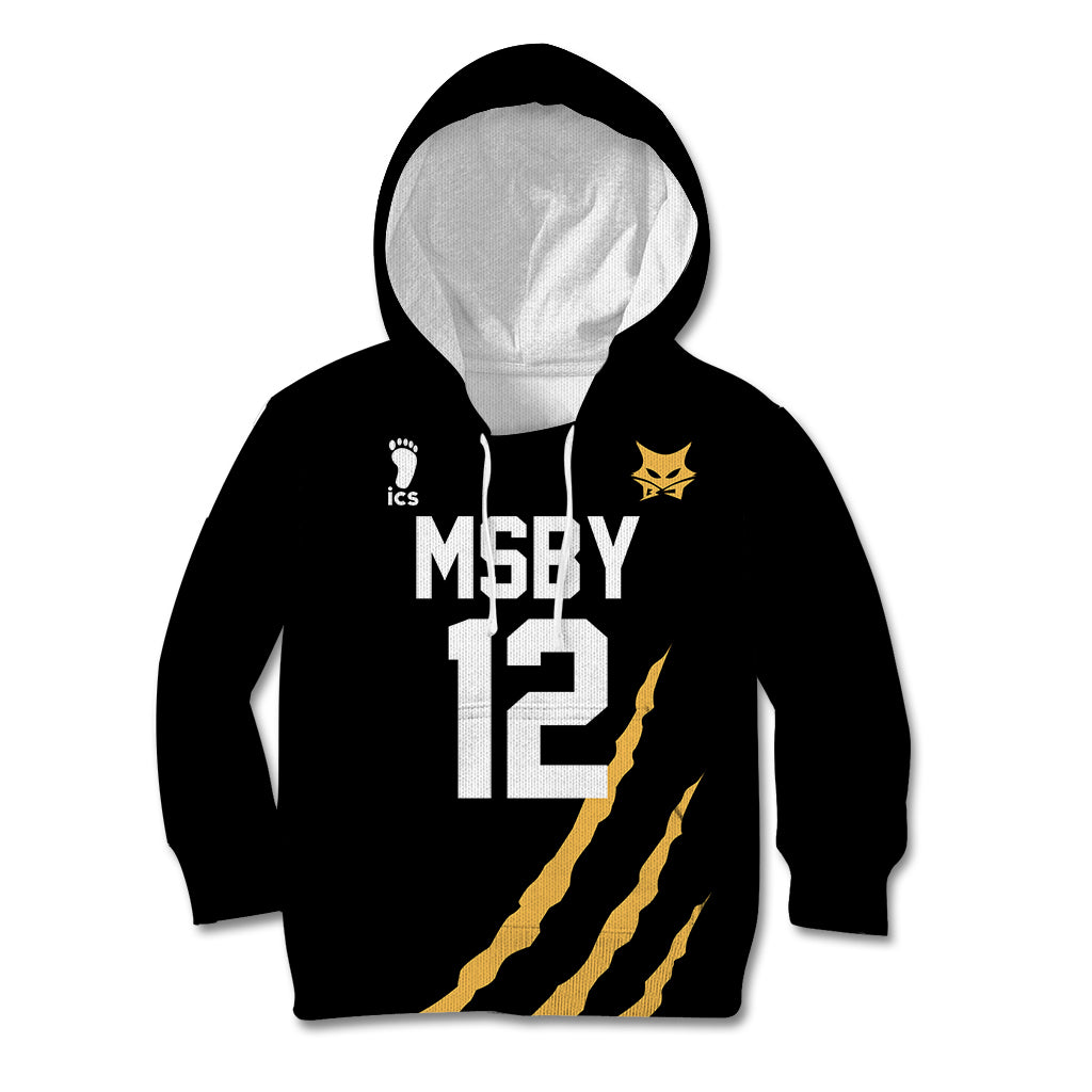 Kotaro Bokuto - Number 12 MSBY Anime Kid Hoodie