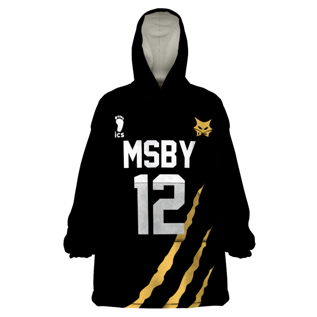 Kotaro Bokuto - Number 12 MSBY Anime Wearable Blanket Hoodie