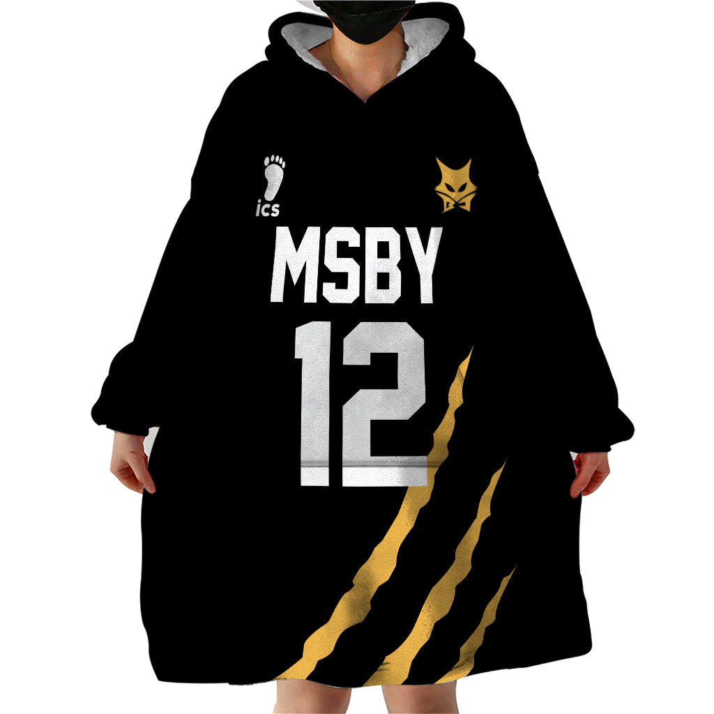 Kotaro Bokuto - Number 12 MSBY Anime Wearable Blanket Hoodie