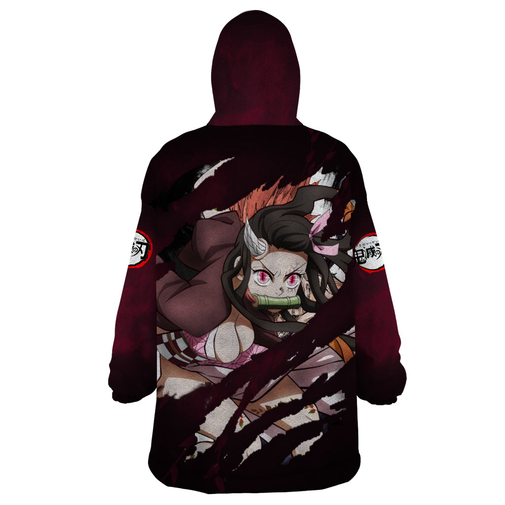 Nezuko - Fighting Anime Wearable Blanket Hoodie