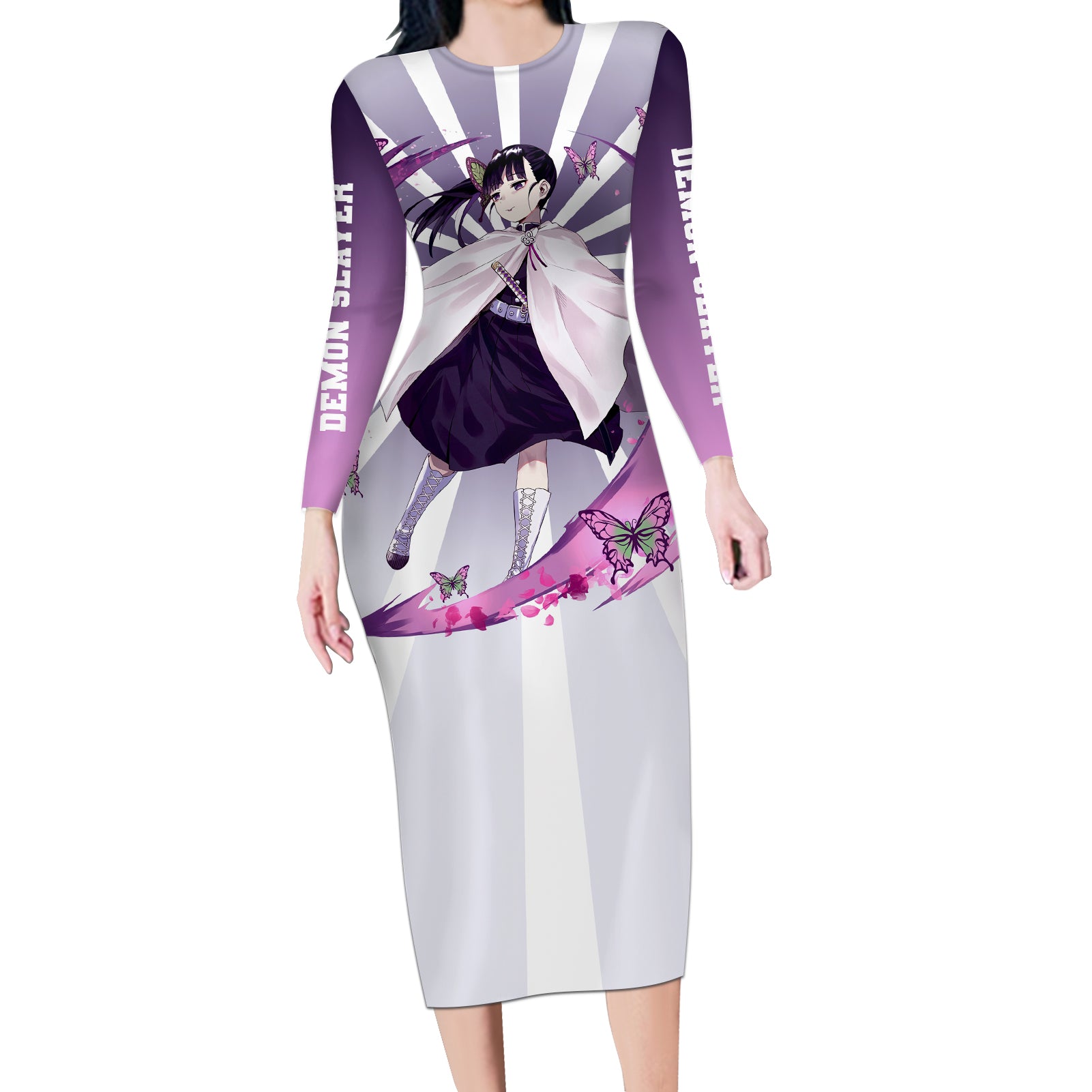 Kanao Tsuyuri Long Sleeve Bodycon Dress