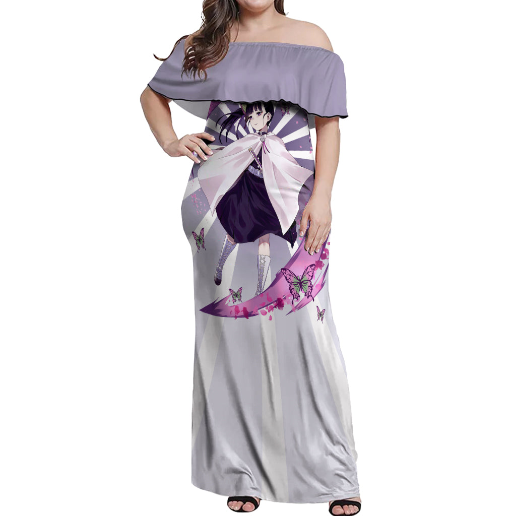 Kanao Tsuyuri Off Shoulder Maxi Dress