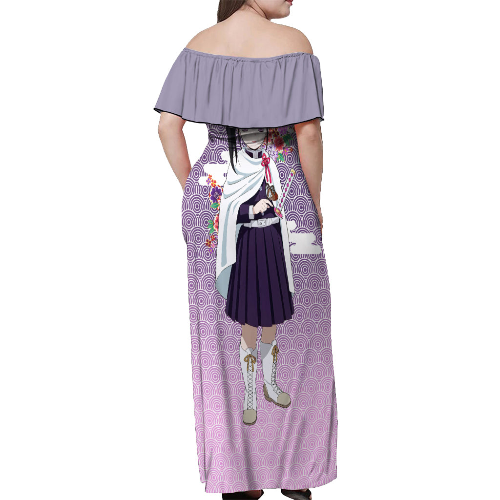 Kanao Tsuyuri Off Shoulder Maxi Dress